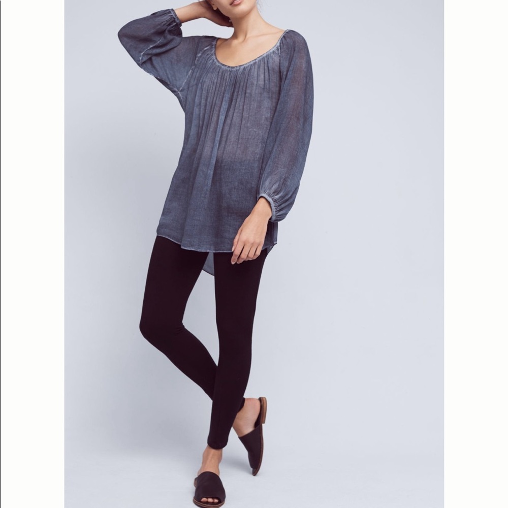 ANTHROPOLOGIE FARA PEASANT TOP